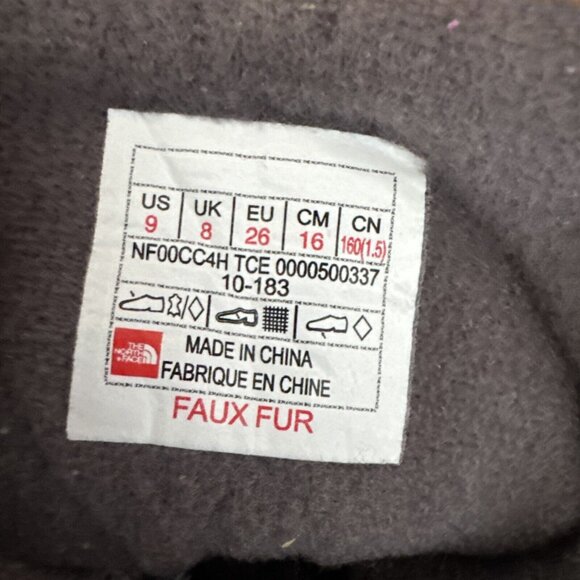 The North Face Kids' Violet and Gray Boots - Picture 8 of 8